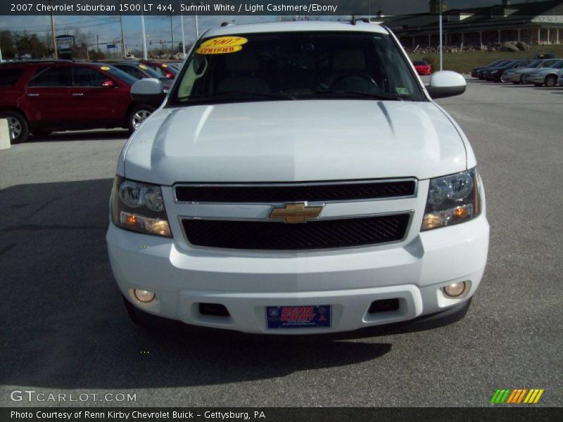 Summit White / Light Cashmere/Ebony 2007 Chevrolet Suburban 1500 LT 4x4