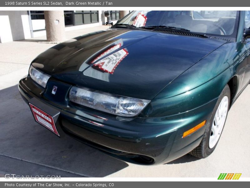 Dark Green Metallic / Tan 1998 Saturn S Series SL2 Sedan