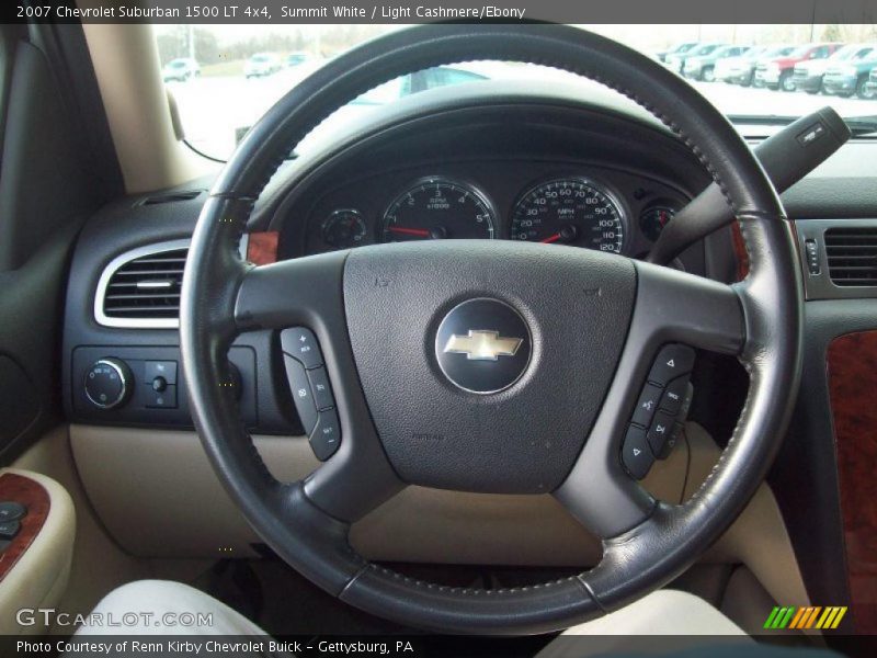 Summit White / Light Cashmere/Ebony 2007 Chevrolet Suburban 1500 LT 4x4