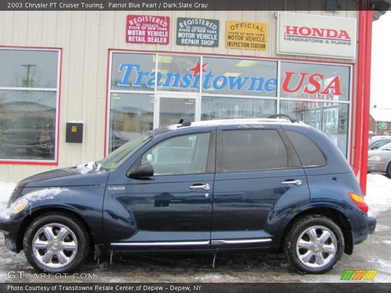 Patriot Blue Pearl / Dark Slate Gray 2003 Chrysler PT Cruiser Touring