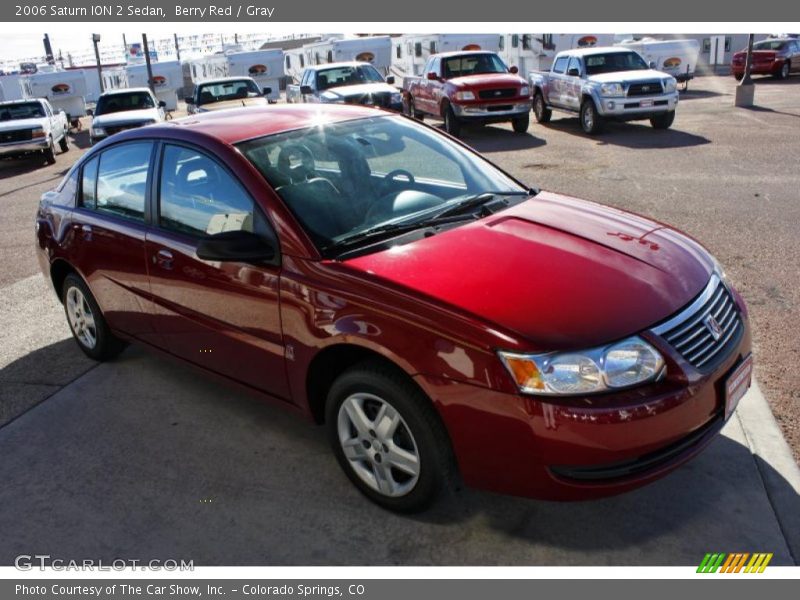 Berry Red / Gray 2006 Saturn ION 2 Sedan