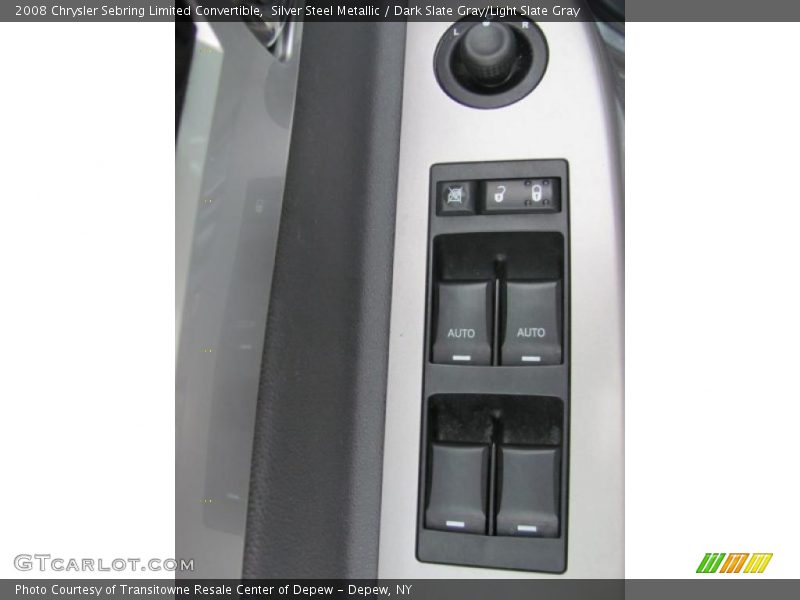 Silver Steel Metallic / Dark Slate Gray/Light Slate Gray 2008 Chrysler Sebring Limited Convertible