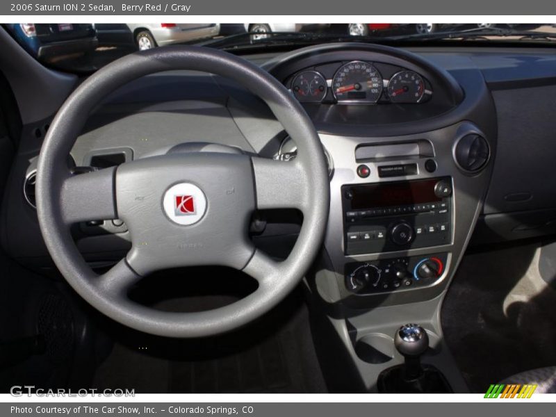 Berry Red / Gray 2006 Saturn ION 2 Sedan
