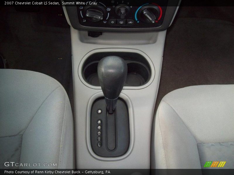 Summit White / Gray 2007 Chevrolet Cobalt LS Sedan