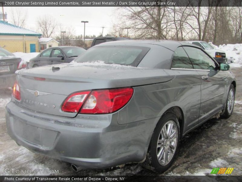 Silver Steel Metallic / Dark Slate Gray/Light Slate Gray 2008 Chrysler Sebring Limited Convertible