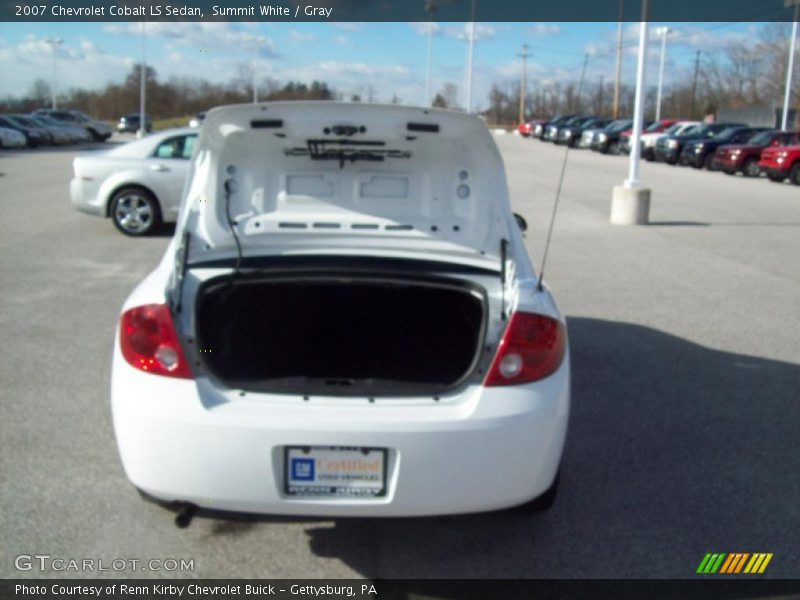 Summit White / Gray 2007 Chevrolet Cobalt LS Sedan