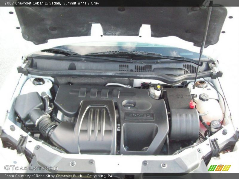 Summit White / Gray 2007 Chevrolet Cobalt LS Sedan