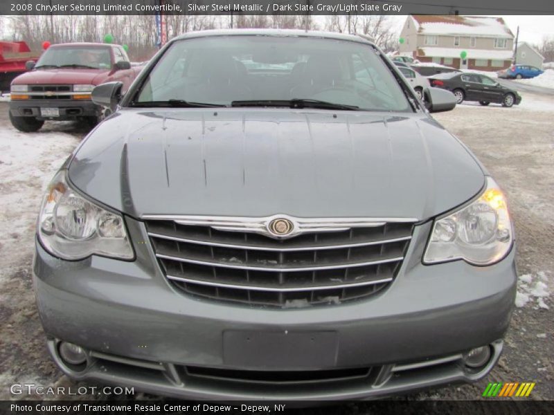 Silver Steel Metallic / Dark Slate Gray/Light Slate Gray 2008 Chrysler Sebring Limited Convertible