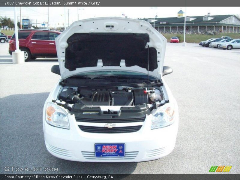Summit White / Gray 2007 Chevrolet Cobalt LS Sedan
