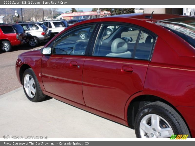 Berry Red / Gray 2006 Saturn ION 2 Sedan