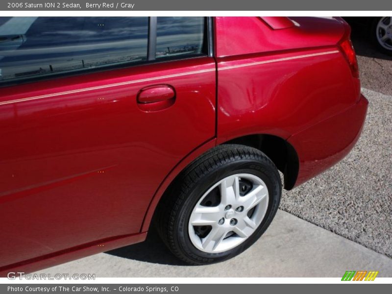 Berry Red / Gray 2006 Saturn ION 2 Sedan