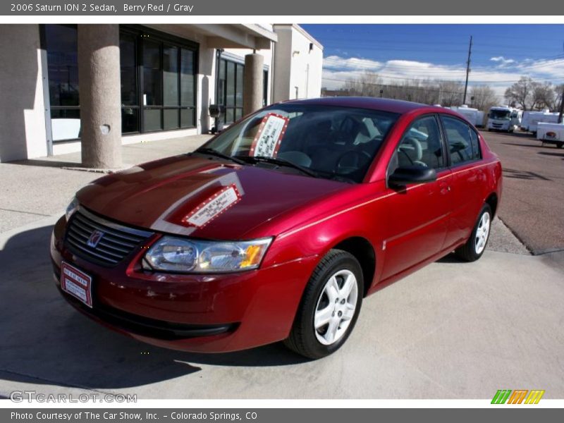 Berry Red / Gray 2006 Saturn ION 2 Sedan