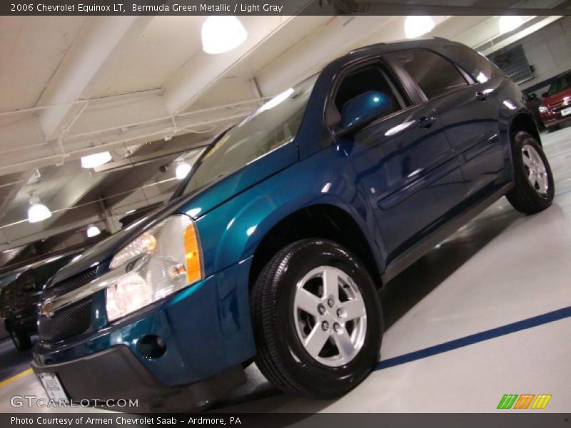 Bermuda Green Metallic / Light Gray 2006 Chevrolet Equinox LT