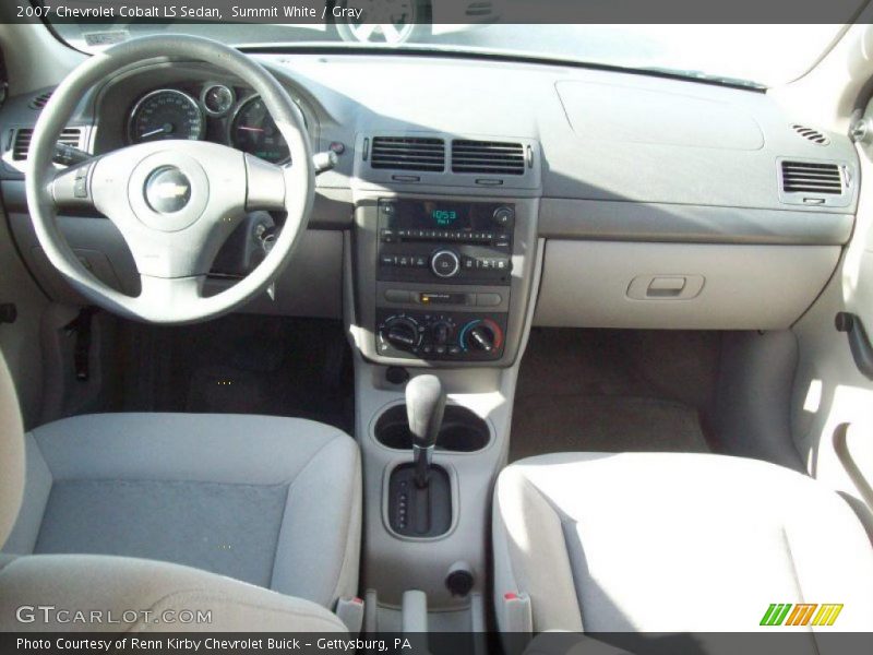 Summit White / Gray 2007 Chevrolet Cobalt LS Sedan