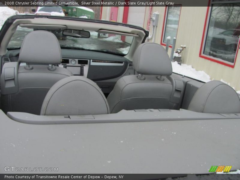 Silver Steel Metallic / Dark Slate Gray/Light Slate Gray 2008 Chrysler Sebring Limited Convertible