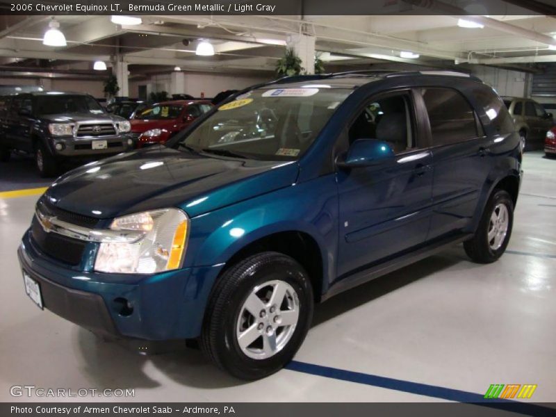 Bermuda Green Metallic / Light Gray 2006 Chevrolet Equinox LT