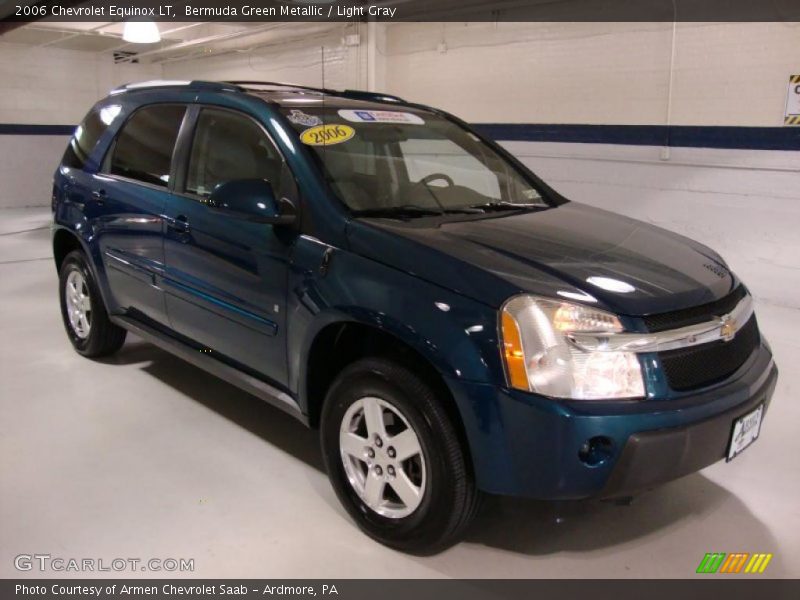 Bermuda Green Metallic / Light Gray 2006 Chevrolet Equinox LT