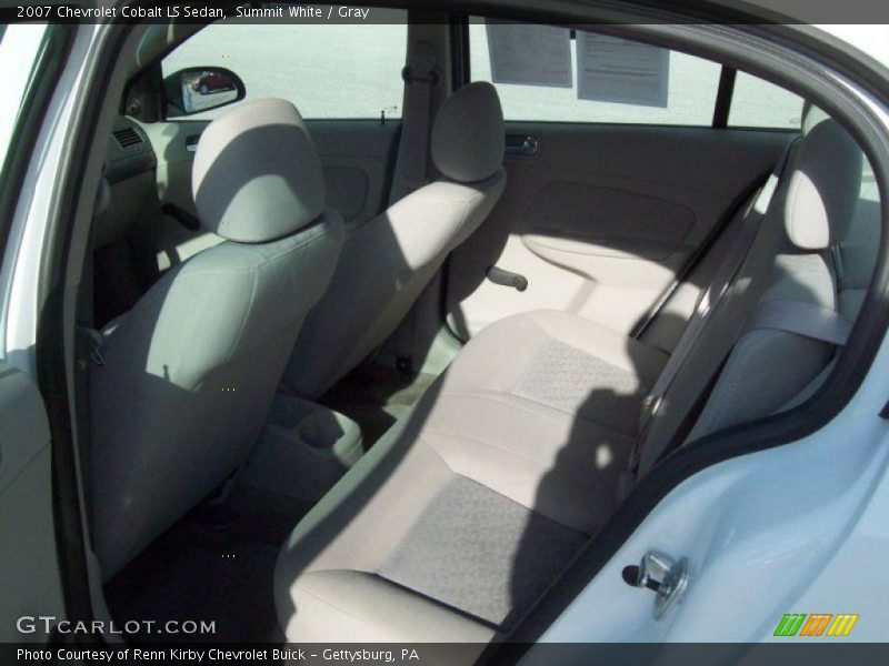 Summit White / Gray 2007 Chevrolet Cobalt LS Sedan