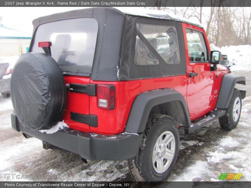Flame Red / Dark Slate Gray/Medium Slate Gray 2007 Jeep Wrangler X 4x4