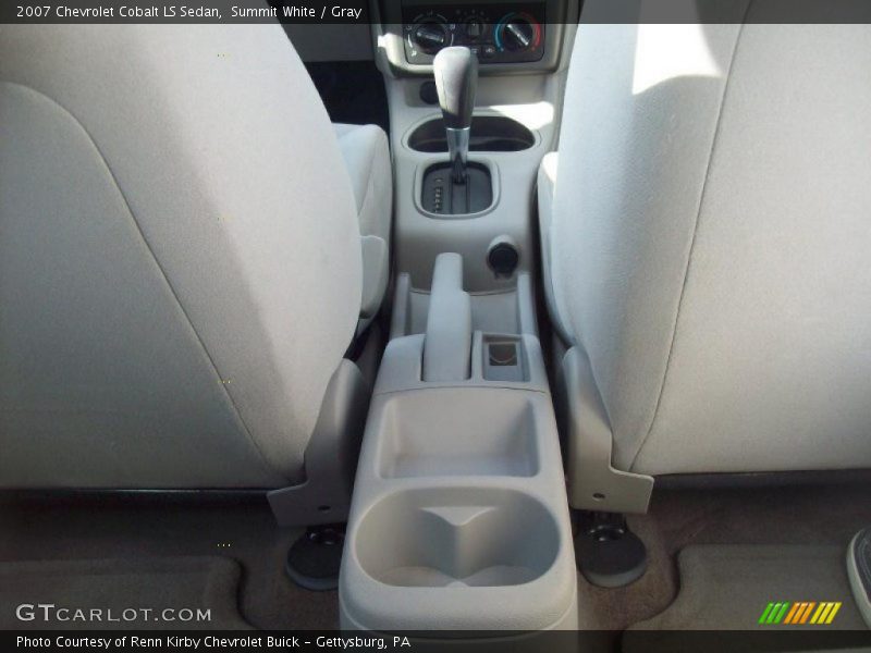 Summit White / Gray 2007 Chevrolet Cobalt LS Sedan