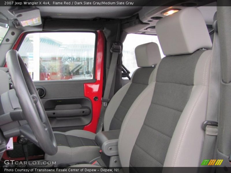 Flame Red / Dark Slate Gray/Medium Slate Gray 2007 Jeep Wrangler X 4x4
