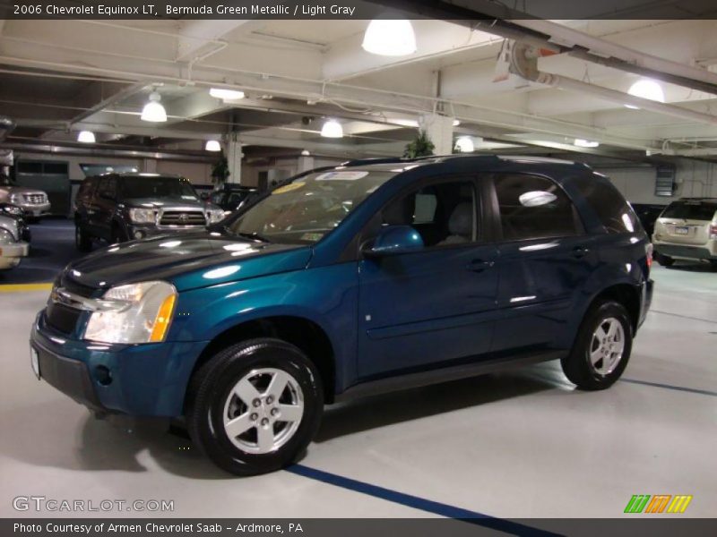 Bermuda Green Metallic / Light Gray 2006 Chevrolet Equinox LT