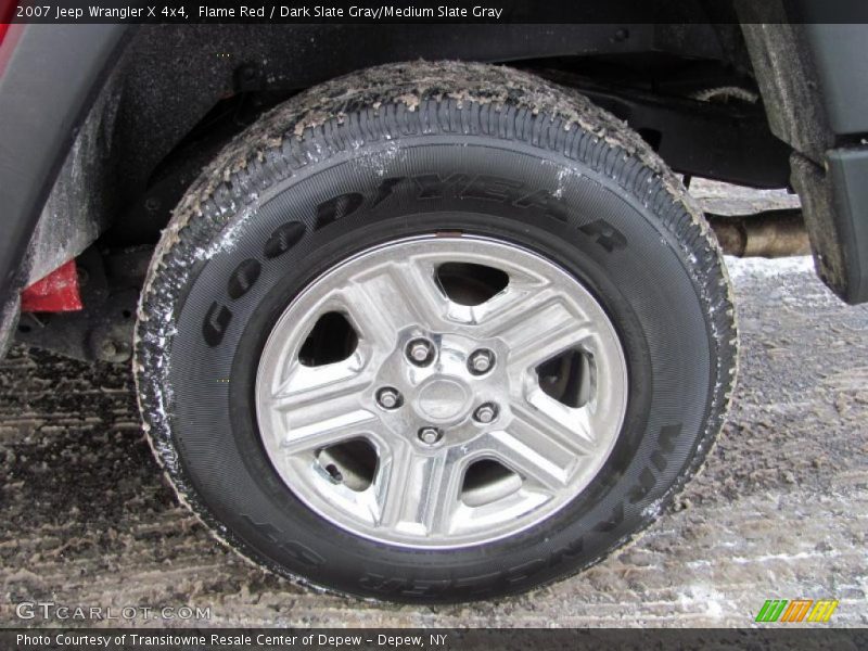 Flame Red / Dark Slate Gray/Medium Slate Gray 2007 Jeep Wrangler X 4x4