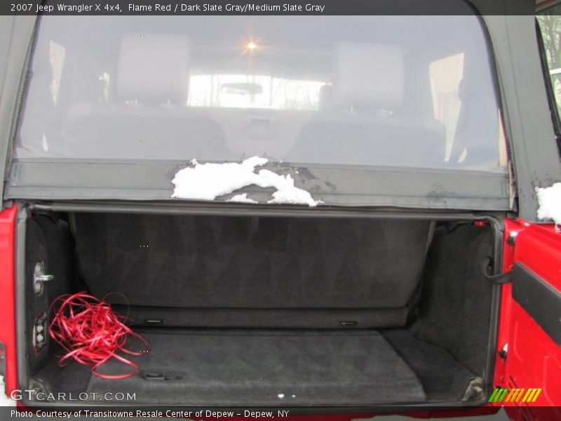 Flame Red / Dark Slate Gray/Medium Slate Gray 2007 Jeep Wrangler X 4x4