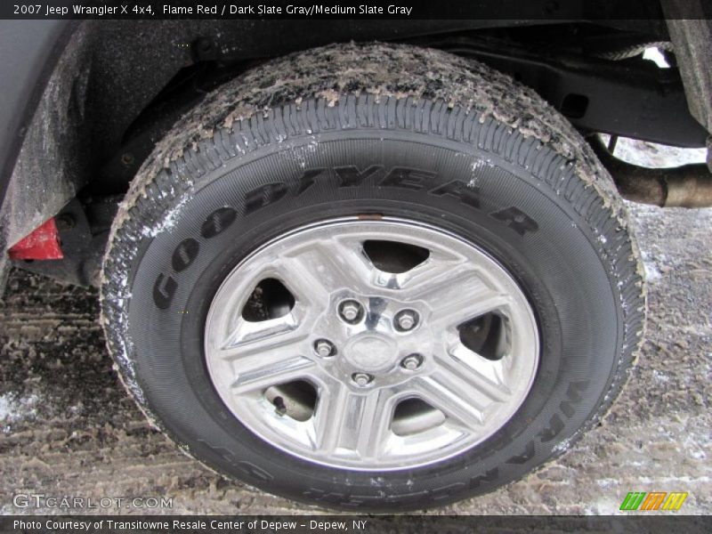 Flame Red / Dark Slate Gray/Medium Slate Gray 2007 Jeep Wrangler X 4x4