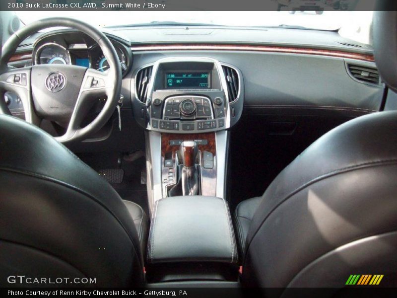 Summit White / Ebony 2010 Buick LaCrosse CXL AWD