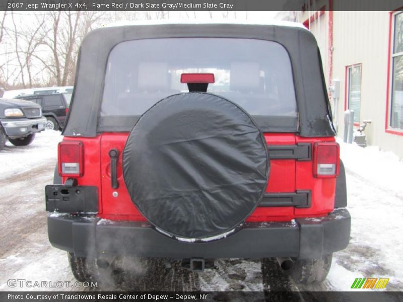 Flame Red / Dark Slate Gray/Medium Slate Gray 2007 Jeep Wrangler X 4x4