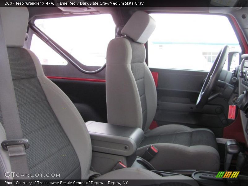Flame Red / Dark Slate Gray/Medium Slate Gray 2007 Jeep Wrangler X 4x4