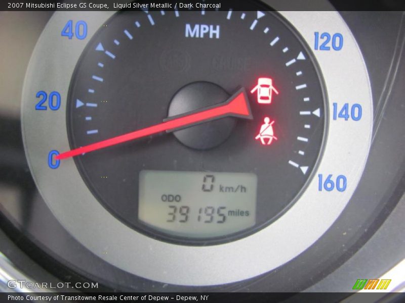 Liquid Silver Metallic / Dark Charcoal 2007 Mitsubishi Eclipse GS Coupe