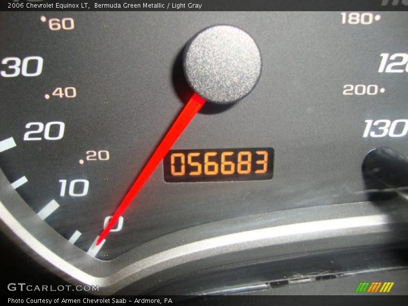Bermuda Green Metallic / Light Gray 2006 Chevrolet Equinox LT