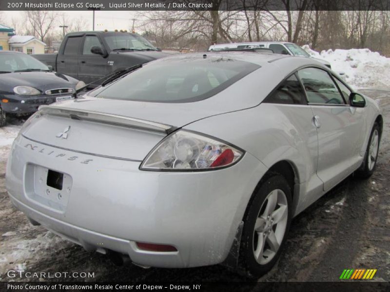 Liquid Silver Metallic / Dark Charcoal 2007 Mitsubishi Eclipse GS Coupe