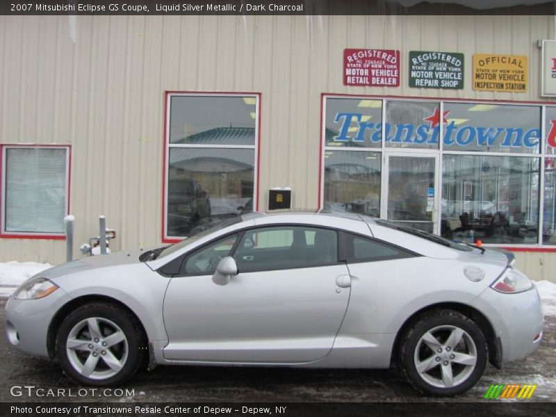 Liquid Silver Metallic / Dark Charcoal 2007 Mitsubishi Eclipse GS Coupe