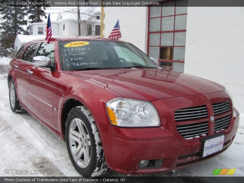 Inferno Red Crystal Pearl / Dark Slate Gray/Light Graystone 2006 Dodge Magnum SXT