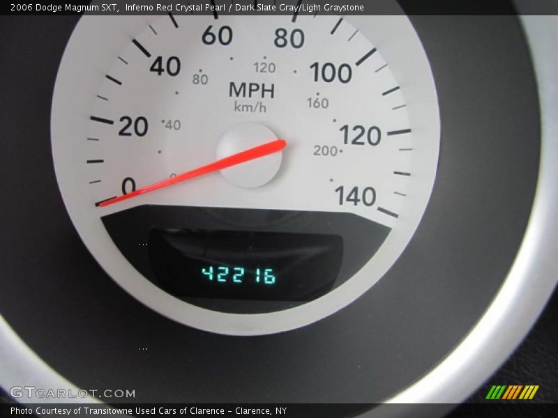 Inferno Red Crystal Pearl / Dark Slate Gray/Light Graystone 2006 Dodge Magnum SXT