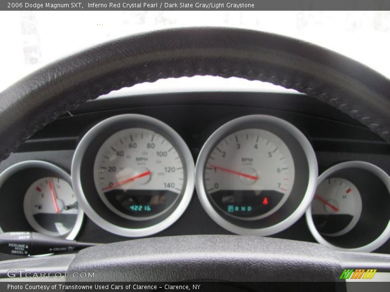 Inferno Red Crystal Pearl / Dark Slate Gray/Light Graystone 2006 Dodge Magnum SXT