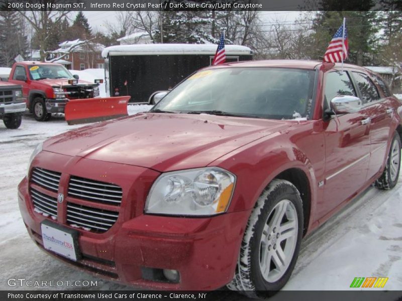 Inferno Red Crystal Pearl / Dark Slate Gray/Light Graystone 2006 Dodge Magnum SXT