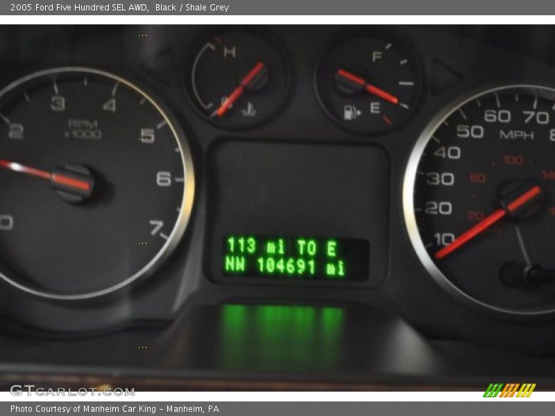 Black / Shale Grey 2005 Ford Five Hundred SEL AWD