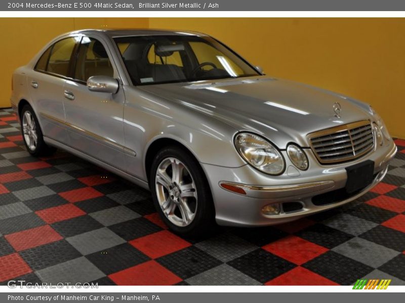 Brilliant Silver Metallic / Ash 2004 Mercedes-Benz E 500 4Matic Sedan