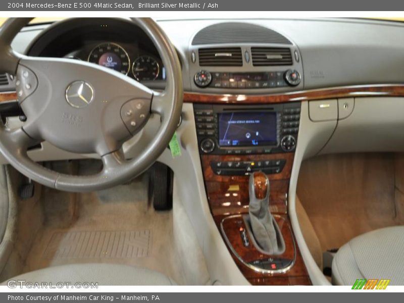 Brilliant Silver Metallic / Ash 2004 Mercedes-Benz E 500 4Matic Sedan