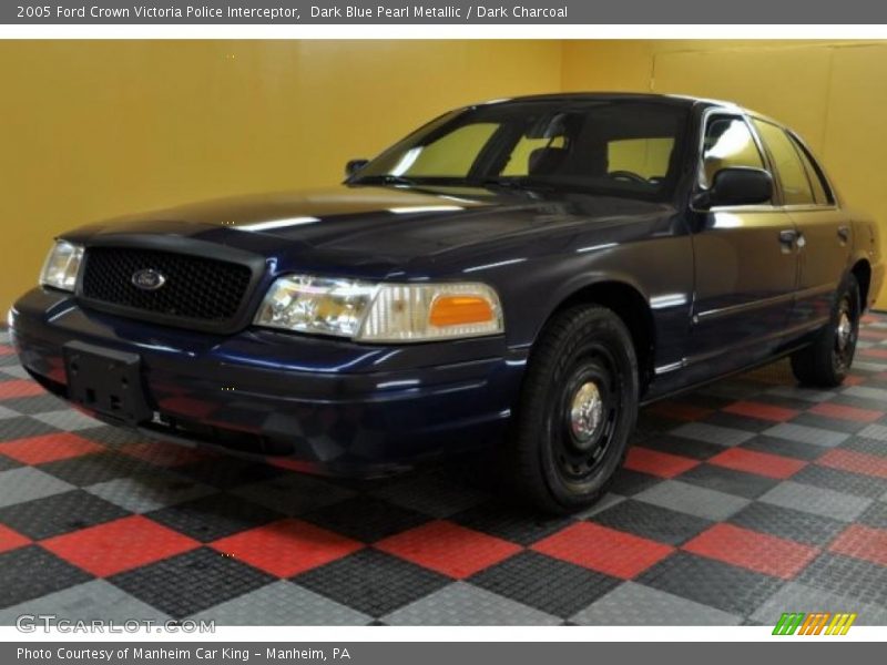 Dark Blue Pearl Metallic / Dark Charcoal 2005 Ford Crown Victoria Police Interceptor