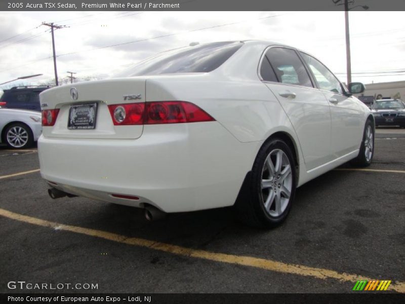 Premium White Pearl / Parchment 2005 Acura TSX Sedan