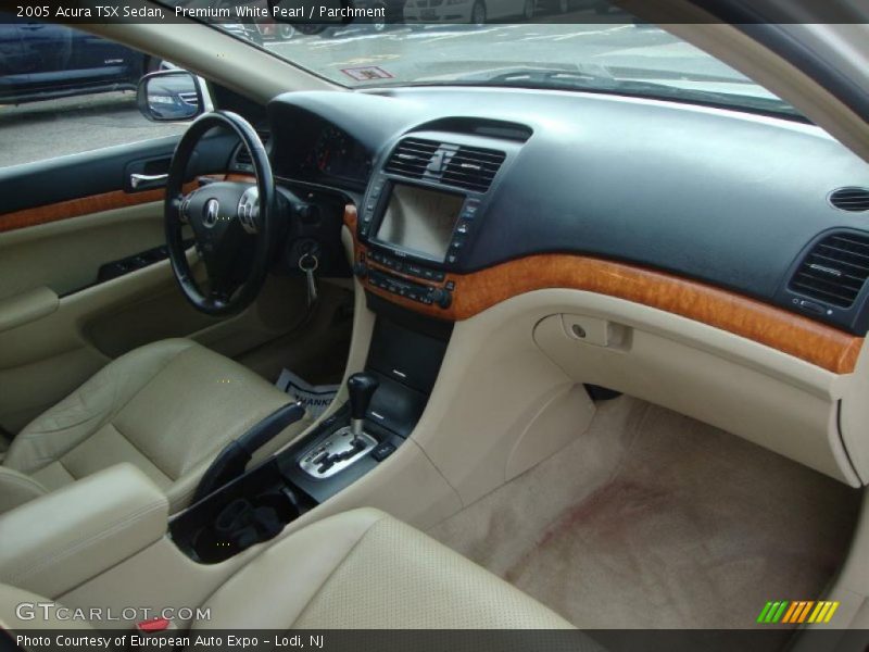 Premium White Pearl / Parchment 2005 Acura TSX Sedan