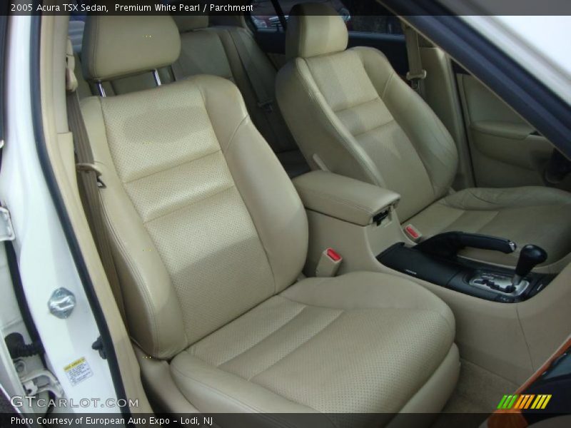 Premium White Pearl / Parchment 2005 Acura TSX Sedan