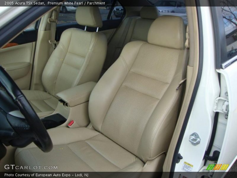 Premium White Pearl / Parchment 2005 Acura TSX Sedan