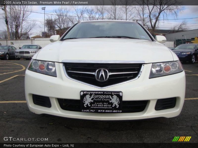 Premium White Pearl / Parchment 2005 Acura TSX Sedan
