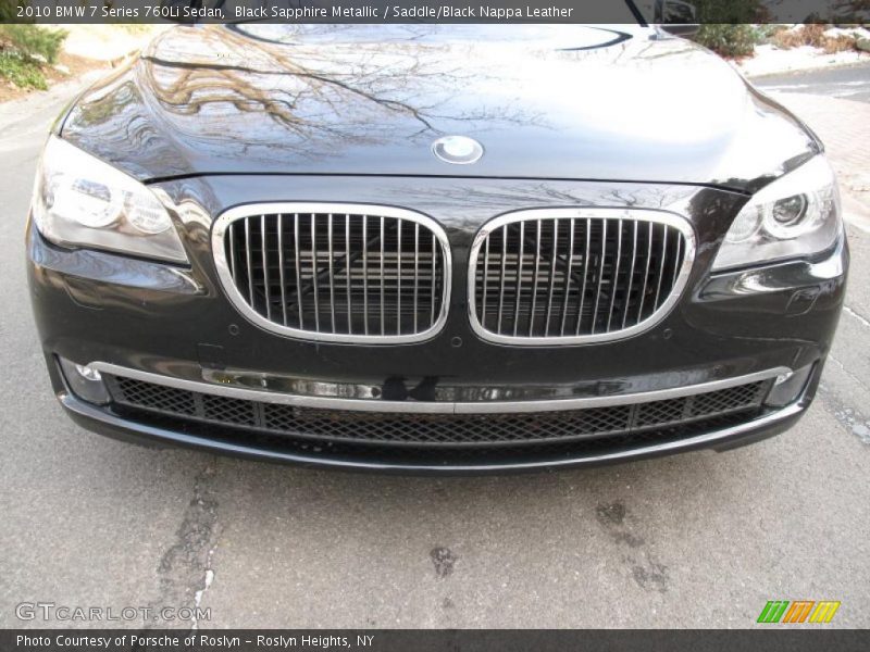 Black Sapphire Metallic / Saddle/Black Nappa Leather 2010 BMW 7 Series 760Li Sedan